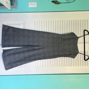 F21|Grey Plaid Jumpsuit